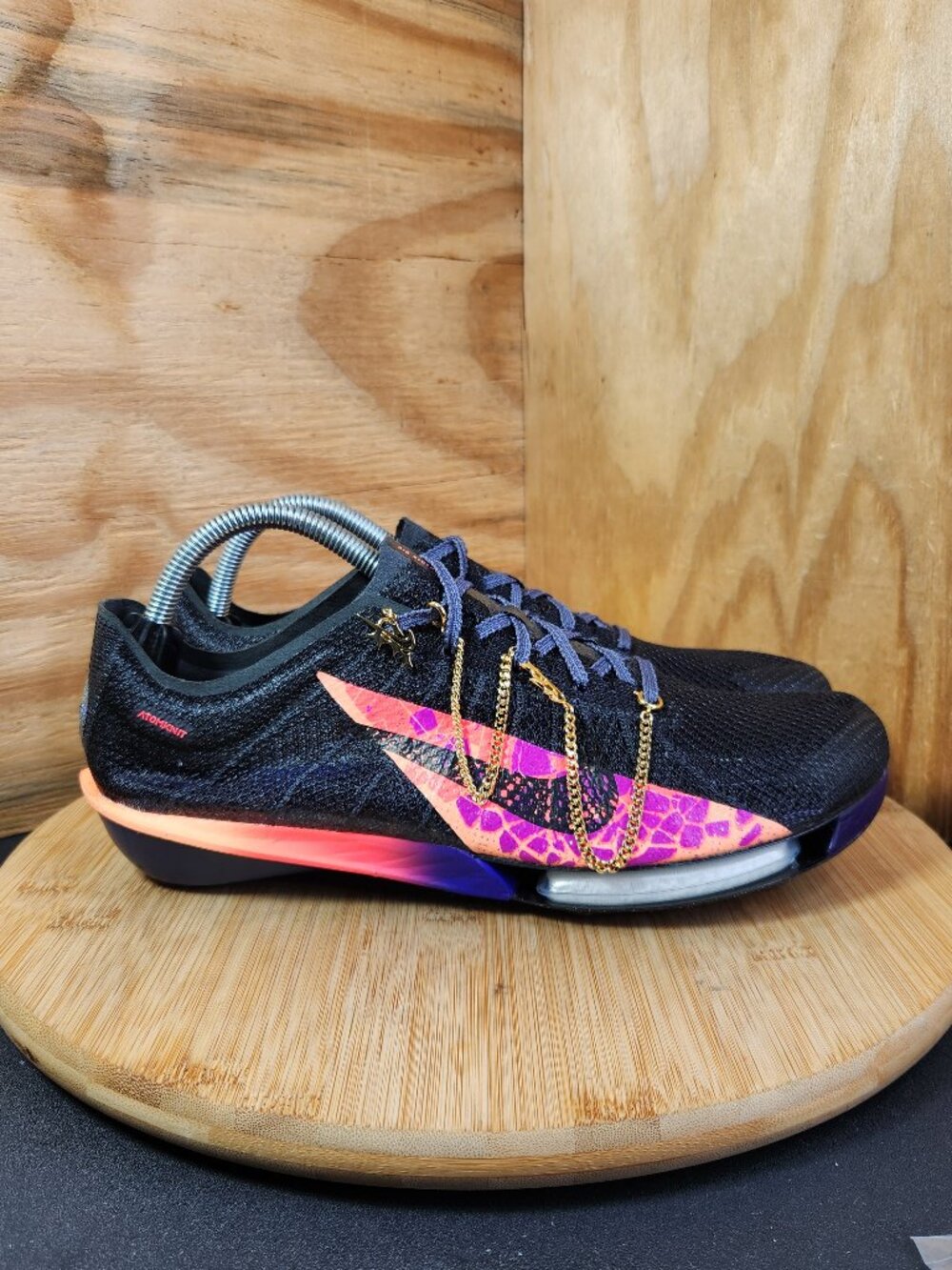 New Nike Victory 2 Glam Mens Black Track & Field Running Spikes Size 10 Shoes